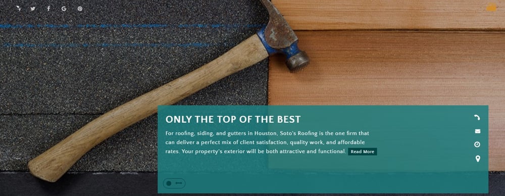 Slide of Soto’s Roofing and Supply