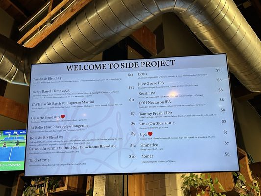 Menu photo 4 Side Project Brewing Maplewood, MO