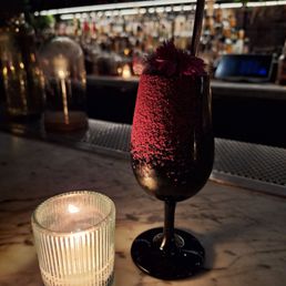SACHAMAMA cocktail. Mezcal forward and smokey. SACHAMAMA cocktail. Mezcal forward and smokey.