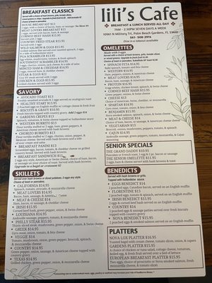 Menu photo 2 Lilis Cafe Palm Beach Gardens, FL Menu photo 2 Lilis Cafe Palm Beach Gardens, FL