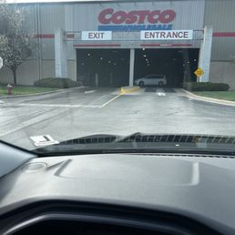 Exterior outside entrance of Costco - Coralville, Iowa Exterior outside entrance of Costco - Coralville, Iowa