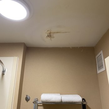 Hampton Inn & Suites Red Bluff - This was an active leak from the room above that they just left in place during my stay. - Hotels Near Me - Red Bluff, California Hampton Inn & Suites Red Bluff - This was an active leak from the room above that they just left in place during my stay. - Hotels Near Me - Red Bluff, California
