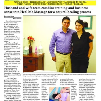 Heal Me Massage - HEAL ME MASSAGE - Article on the Pelican Newspaper - Massage Therapy Near Me - Pompano Beach, Florida Heal Me Massage - HEAL ME MASSAGE - Article on the Pelican Newspaper - Massage Therapy Near Me - Pompano Beach, Florida