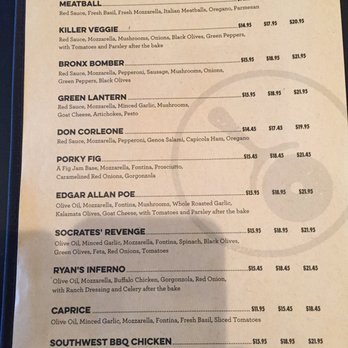 Dewey's Pizza - Dublin - Menu 8/2016 - Pizza Near Me - Dublin, Ohio Dewey's Pizza - Dublin - Menu 8/2016 - Pizza Near Me - Dublin, Ohio