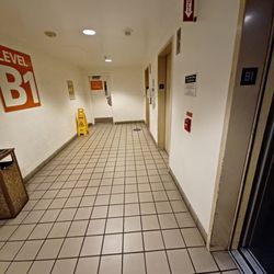 Pacific Renaissance Plaza Parking - Elevators - very thick air in here