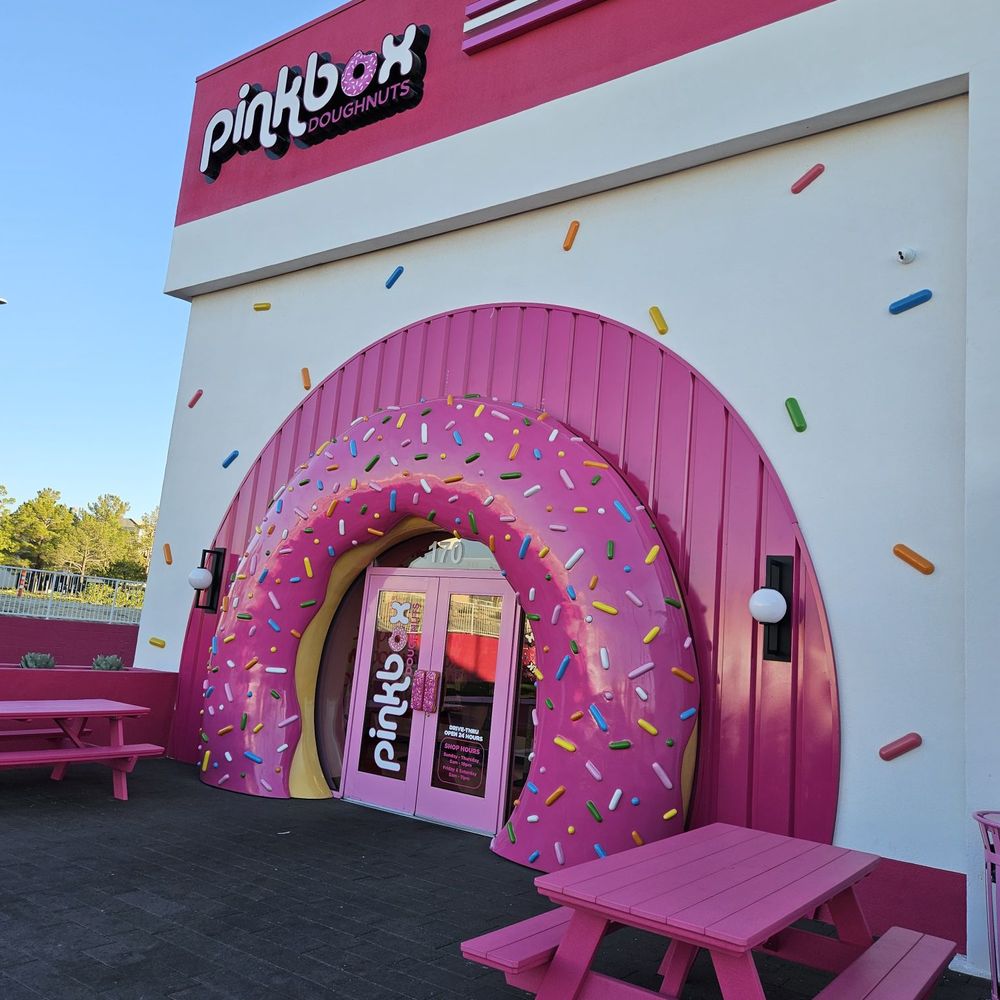 Pinkbox Doughnuts - The outside - Donuts Near Me - Las Vegas, Nevada Pinkbox Doughnuts - The outside - Donuts Near Me - Las Vegas, Nevada
