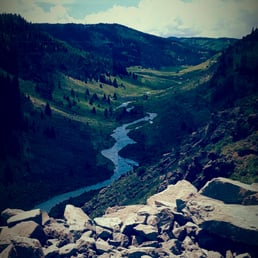 A gorgeous view from the train