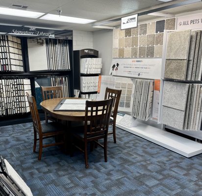 Showroom - We Specialize in Sales and Installation of All Types of Residential and Commercial Flooring. These
Include Carpet, Carpet Tile, Ceramic and Porcelain Tile, Hardwood, Laminate, Luxury Vinyl Tile, Sheet
Vinyl, and VCT. *We Only Install Materials Purchased from Our Store. Showroom - We Specialize in Sales and Installation of All Types of Residential and Commercial Flooring. These
Include Carpet, Carpet Tile, Ceramic and Porcelain Tile, Hardwood, Laminate, Luxury Vinyl Tile, Sheet
Vinyl, and VCT. *We Only Install Materials Purchased from Our Store.
