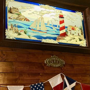 Nautica Joe's Cafe - Love the stained glass - Cafes Near Me - Brunswick, Georgia