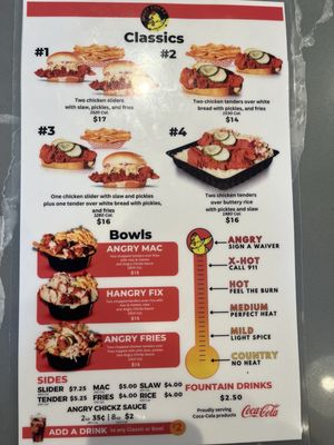 Menu photo 7 Angry Chickz Elk Grove, CA
