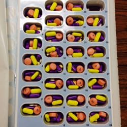 Crawford Drug Store - An example of our monthly med pack organizer