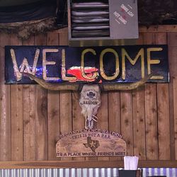 Second Chance Saloon - Country decor: A place where friends meet.