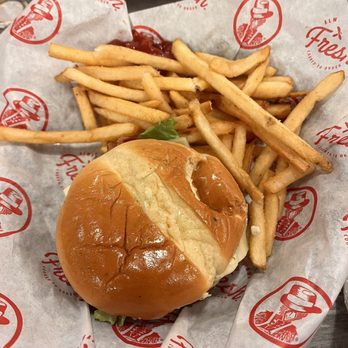Slim Chickens - Chicken Club Sandwich Meal. With fries. - Chicken Wings Near Me - Ann Arbor, Michigan