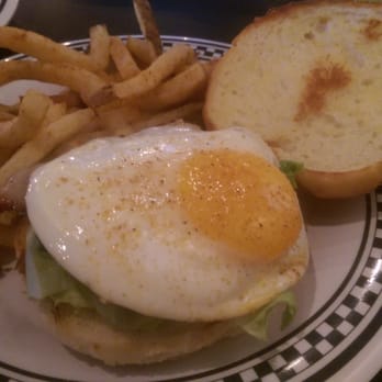 Meat 'n Greet - One eyed Willie with no onions. It was delicious. The fries were seasoned perfectly! - Burgers Near Me - Newnan, Georgia