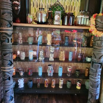 Trader Nick's - This amazing tiki glass collection - Tiki Bars Near Me - Cudahy, Wisconsin