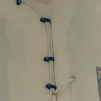 ThoseTechGuys - Exposed wiring from exterior wall. - Home Theatre Installation Near Me - Tukwila, Washington