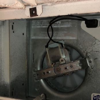 Power Up Lighting  - Bathroom exhaust fan after replacement. - Electricians Near Me