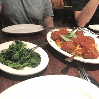 Nick's - Broccoli Rabe and Spaghetti & Meatballs family style :) - Pizza Near Me - Rockville Centre, New York