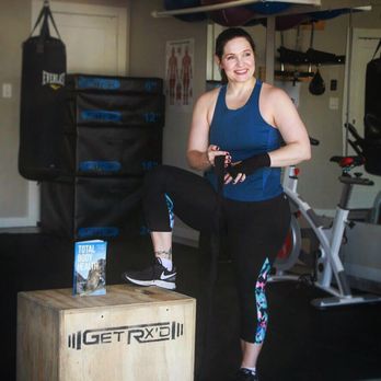 Core Theory Fitness - April promoting her new book on total body health and showing us the workout of the day! - Trainers Near Me - Houston, Texas