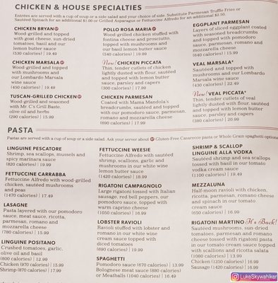 Menu photo 4 Carrabba's Italian Grill Schererville, IN Menu photo 4 Carrabba's Italian Grill Schererville, IN