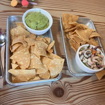 Hook Fish at Proof Lab Beer Garden - Chips & guac, Chips & ceviche - Seafood Near Me - Mill Valley, California