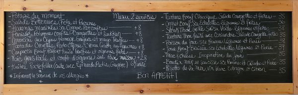Menu photo 1 Bistro Lounge Garçons Sainte-Adèle, QC