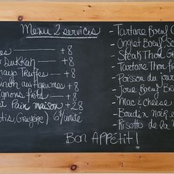 Bistro Lounge Garçons - Menu 2023