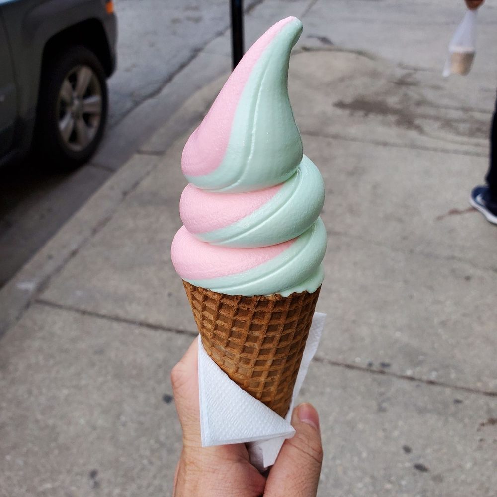 KURIMU - Melon and strawberry softserve- reminds me of childhood candies - Bubble Tea Near Me - Chicago, Illinois KURIMU - Melon and strawberry softserve- reminds me of childhood candies - Bubble Tea Near Me - Chicago, Illinois