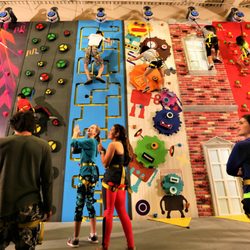 Upper Limits Rock Climbing Gym - Chesterfield - Yay you made it to the top!