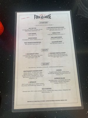 Menu photo 2 ROC's Firehouse Grille Palm Desert, CA Menu photo 2 ROC's Firehouse Grille Palm Desert, CA