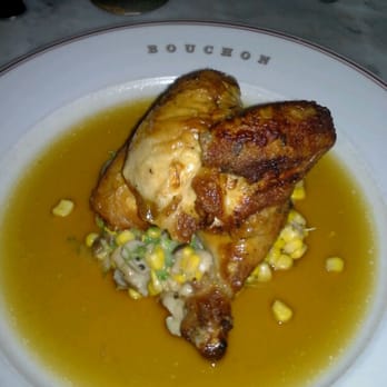 Bouchon - Poulet Roti - best roasted chicken ever b/c of the crispy skin - French Near Me - Yountville, California Bouchon - Poulet Roti - best roasted chicken ever b/c of the crispy skin - French Near Me - Yountville, California