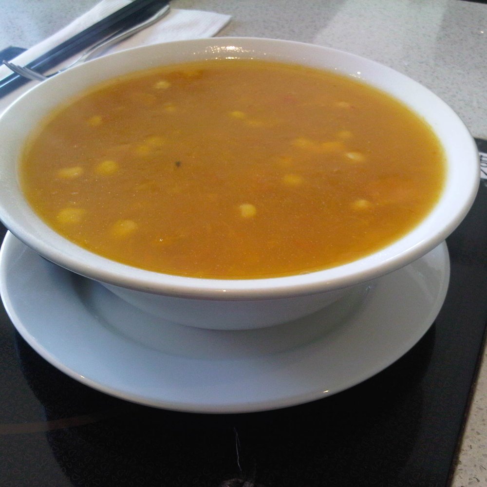 Zen Gardens - Pumpkin Corn Soup - $4.99 (S), but approx. 6 servings (small bowls) - Vegetarian Near Me - Mississauga, Ontario Zen Gardens - Pumpkin Corn Soup - $4.99 (S), but approx. 6 servings (small bowls) - Vegetarian Near Me - Mississauga, Ontario