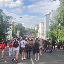 Notting Hill Carnival - Where are all the women at?  The huunger for women is something we never tire of.  Can you hear 'I'm not sure too about that'.