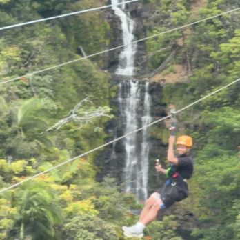 Botanical World Adventures - Son enjoyed this zip line compared to his first experience - Botanical Gardens Near Me - Hakalau, Hawaii