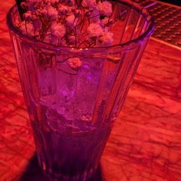 Elderberry cocktail (one of their signature drinks)