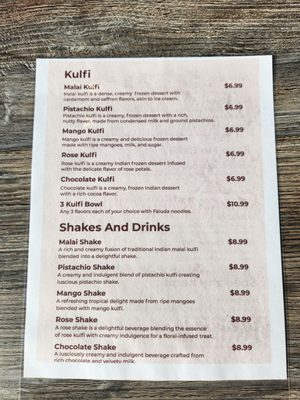 Menu photo 7 Kulfi Me Newport Beach, CA Menu photo 7 Kulfi Me Newport Beach, CA