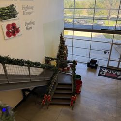 San Antonio Food Bank - The main entrance into the food bank .