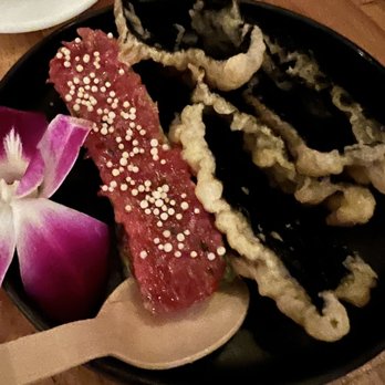Sushi Lab Rooftop - Tuna tataki salad- very small - Japanese Near Me - New York, New York Sushi Lab Rooftop - Tuna tataki salad- very small - Japanese Near Me - New York, New York