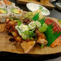 Salmon belly.. just melts in your mouth!! Salmon belly.. just melts in your mouth!!