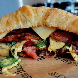Bartram House Bakery - Breakfast sandwich on a croissant