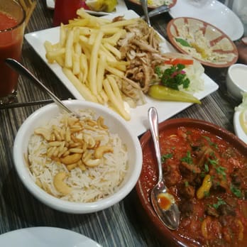 Ayam Zaman - Chicken shawarma, kebab Hindi, rice with pine nuts - Middle Eastern Near Me - Shepherd's Bush, XGL