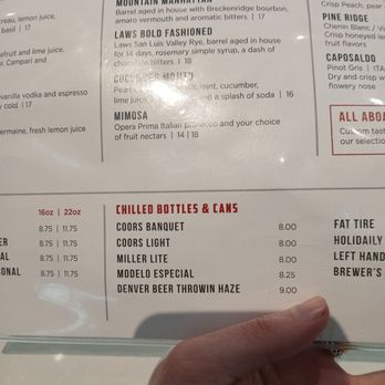 Tapas Sky Bar - Menu - Tapas Bars Near Me - Denver, Colorado