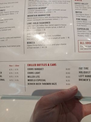 Menu photo 6 Tapas Sky Bar Denver, CO