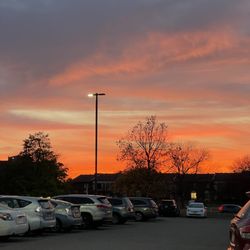 Southdale YMCA - sunset from YMCA parking lot