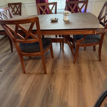 H & P Flooring - Dining room completed with new LVP - Flooring Near Me H & P Flooring - Dining room completed with new LVP - Flooring Near Me