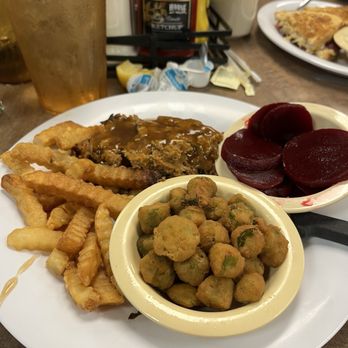 The Mason Jar - I am a sucker for the meatloaf ! And three sides! - American Near Me - Umatilla, Florida The Mason Jar - I am a sucker for the meatloaf ! And three sides! - American Near Me - Umatilla, Florida