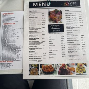 Esencia - Menu - Arabic Near Me - San Juan, Puerto Rico Esencia - Menu - Arabic Near Me - San Juan, Puerto Rico
