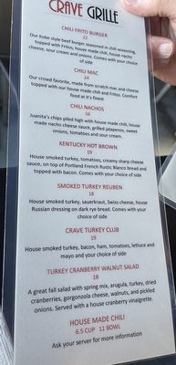 Menu photo 1 Crave Grille Vancouver, WA