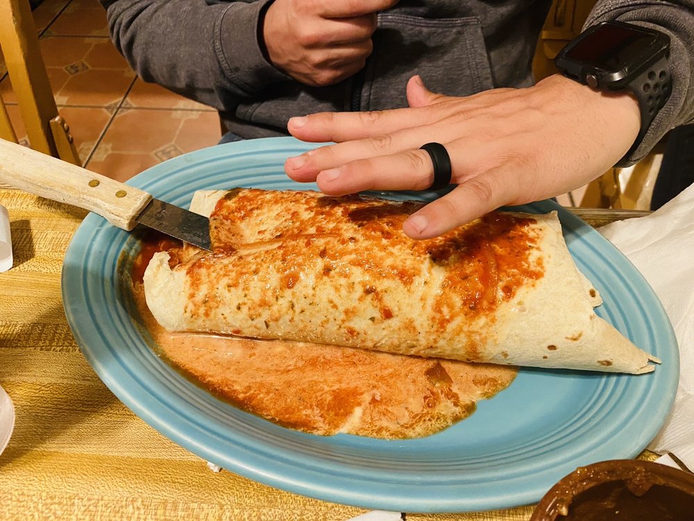 Food from El Azteca Mexican Restaurant