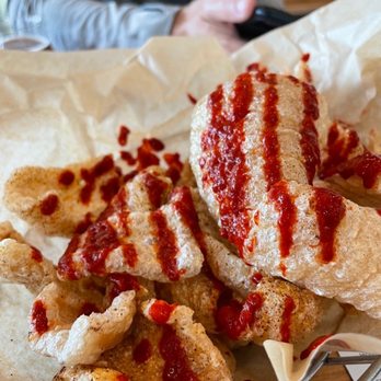 Beerburg Brewing - Fresh Pork rinds - they were still crackling! - Breweries Near Me - Austin, Texas